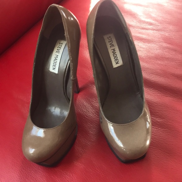 Steve Madden 6,5  M  real leather platform shoes - Picture 3 of 8